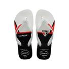 Sandália Havaianas Chinelo Times São Paulo Branco