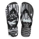 Sandalia Havaianas Logomania Dc - masculino - preto e branco Sandalia Havaianas Logomania Dc - masculino - preto e branco