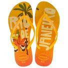 Sandália Havaianas Slim Postcard - Amarela