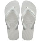 Sandália Havaianas Top Lisa Branca 33/34 Unissex
