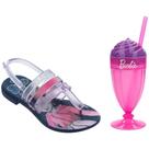 Sandalia Infantil Barbie Milkshake N.29 Azul - Grendene