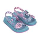 Sandália Infantil Barbie New Style Azul Rosa Grendene Kids 23375-BS354