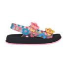 Sandália Infantil Barbie New Style Preto Rosa Grendene Kids 23375-BS357