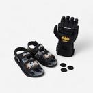 Sandália Infantil Batman Liga Da Justiça Action Grendene Kids Preto