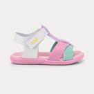 Sandália Infantil Bibi Baby Soft II Rosa com Branco - 10151 Sandália Infantil Bibi Baby Soft II Rosa com Branco - 10151