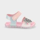 Sandália Infantil Bibi Baby Soft II Rosa com Glitter Sandália Infantil Bibi Baby Soft II Rosa com Glitter