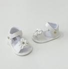 Sandália Infantil Branca Klin Flor Aplicada Menina Conforto Primeiros Passos Fashion Festa Batizado Passeio