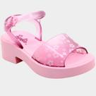 Sandália Infantil Disney Barbie High Menina - Rosa