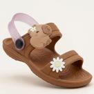 Sandália Infantil Feminina Capivara Flor