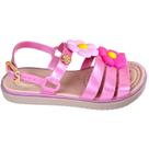 Sandália Infantil Feminina Flat Form Flor MissMiss Blogueira