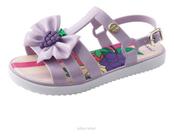 Sandália Infantil Feminina Flat Frutas moda confortável bloqueiras Miss Miss Ref 20008