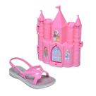 Sandália Infantil Feminina Grendene Disney Castelo Real Rosa
