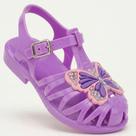 Sandália Infantil Feminina Jelly Borboleta
