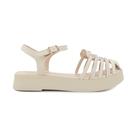 Sandália Infantil Feminina Pink Cats Flatform Bege - V36210
