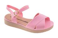 Sandália Infantil Feminina Plataforma Flat Baixa Charmosinha Chic Sandália Infantil Feminina Plataforma Flat Baixa Charmosinha Chic