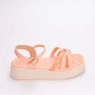 Sandália Infantil Kidy Flat Form com Brinquedo Laranja