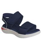 Sandalia infantil kidy fly baby marinho/vermelho