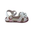 Sandália Infantil Klin Cup Cake Menina Branca Casual Versátil Sandália Infantil Klin Cup Cake Menina Branca Casual Versátil