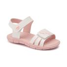 Sandália Infantil Klin Tic Tac Casual Branco e Rosa 171.183