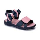 Sandália Infantil Klin Tic Tac Casual Marinho Rosa 171.198