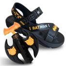 Sandália Infantil Masculina Papete Batman Lançador 23111 Grenden Kids de Menino