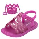 Sandalia Infantil Menina Bolsa Sereia Luminous Mini Melissa