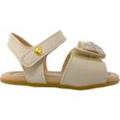 Sandália Infantil Menina Casual Social Dia a Dia Passeio Batizado Com Laço e Strass Anatômica Pampilli 122.083