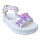 Sandália Infantil Menina Charmosinha Chic Borboletas Pink Chic