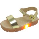 Sandalia Infantil Menina Conforto Led Brilhante Molekinha