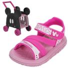 Sandália Infantil Menina Disney Baby Car Conforto Minnie