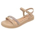 Sandália Infantil Menina Flatform Conforto Brilho Pink Cats