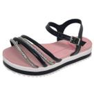 Sandália Infantil Menina Flatform Conforto Strass Molekinha Sandália Infantil Menina Flatform Conforto Strass Molekinha