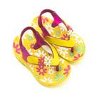 Sandália Infantil Menina Klin Acqua Print - Amarelo