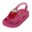 Sandalia Infantil Menina Leve Macio Ajuste Zaxynina Cherry