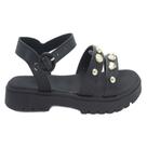 Sandália Infantil Menina Molekinha 2344.142 - Preto