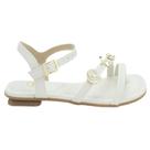 Sandália Infantil Menina Molekinha 2354.127 - Branco