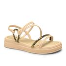 Sandália Infantil Menina Pink Cats Flatform Tira Brilhante