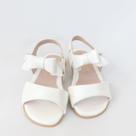 Sandália Infantil Mini Sua Cia Feminina Napa Branca