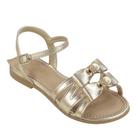 Sandália infantil pampili 409 cherrie dourada