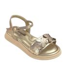 Sandalia infantil pampili 702 sand flower dourado Sandalia infantil pampili 702 sand flower dourado