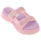 Sandália Infantil Pampili Anny Tratorada com Strass Rosado Sandália Infantil Pampili Anny Tratorada com Strass Rosado