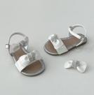 Sandália Infantil Pampili Branca Menina Laço Pedraria Brilho Festa Casual Conforto Moda Kids Princesa