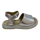 Sandália Infantil Pampili Cora Flatform Metalizada Lisa Prata 742.030 Sandália Infantil Pampili Cora Flatform Metalizada Lisa Prata 742.030