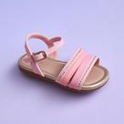 Sandália Infantil Pampili Mili Tiras com Glitter e Strass Rosa Glacê 642074 Sandália Infantil Pampili Mili Tiras com Glitter e Strass Rosa Glacê 642074