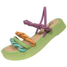Sandalia Infantil Plataforma com Tiras Pink Cats V2841