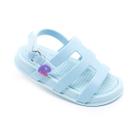 Sandália Infantil Plugt Mini Bizz Colors Azul Confortável, Antiderrapante e Ideal para o Dia a Dia