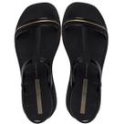 Sandalia ipanema glow sand adulto 25.26 preto.preto.dourado 36