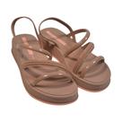 Sandália Ipanema Plataforma Glow Up Marrom Feminina - Sandália Ipanema Plataforma Glow Up Marrom Feminina -