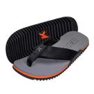 Sandália Kenner DFZ - 11 - Preto/Laranja/Prata