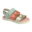 Sandália Klin Infantil Lolinha 421042 Azul Acqua/Coral